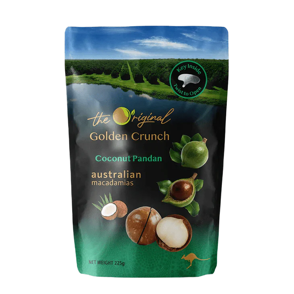 Happy Nut Macadamias Coconut 225g