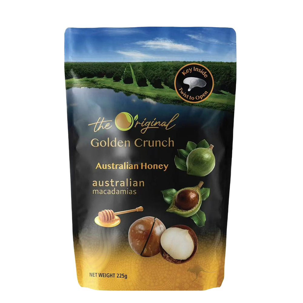 Happy Nut Macadamias Honey 225g