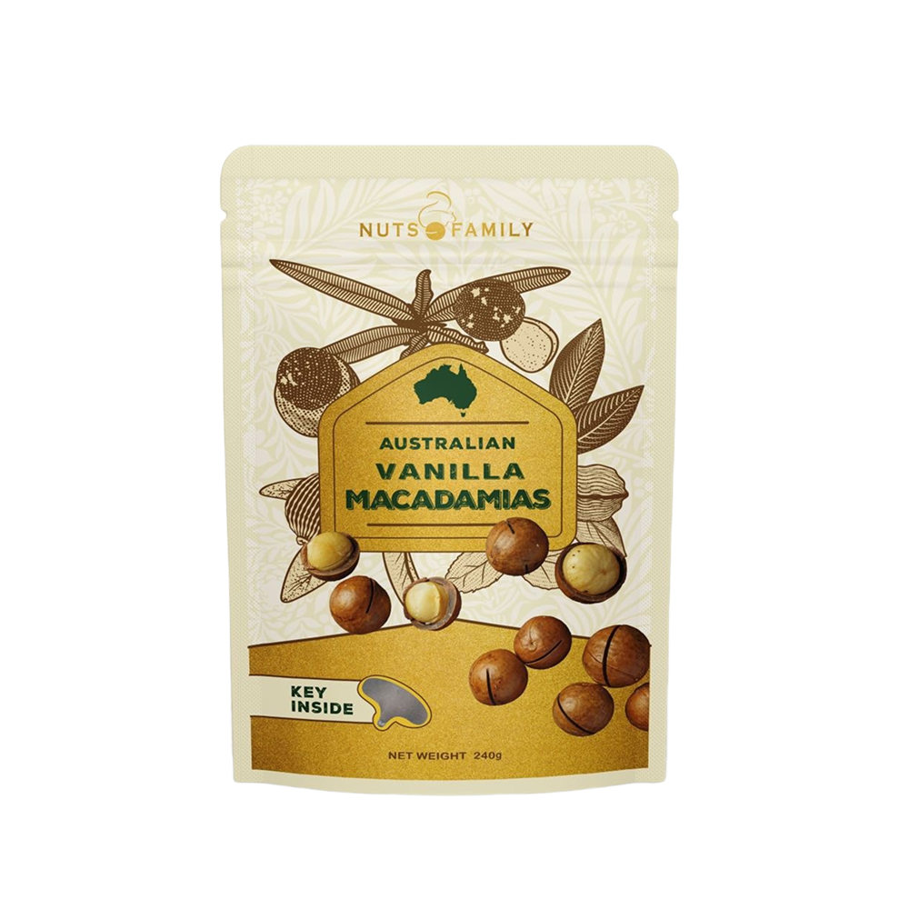 Nuts Family Macadamias Vanilla 240g