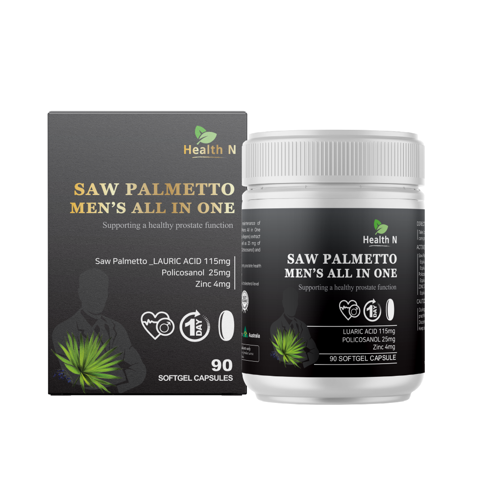 Health N Saw Palmetto Mens All In One 90Caps