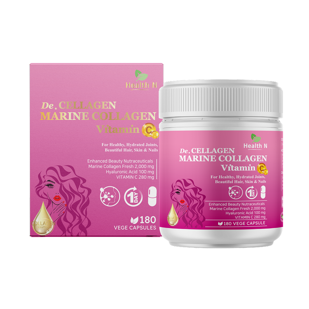 Health N Marine Collagen Vitamin C 180Caps