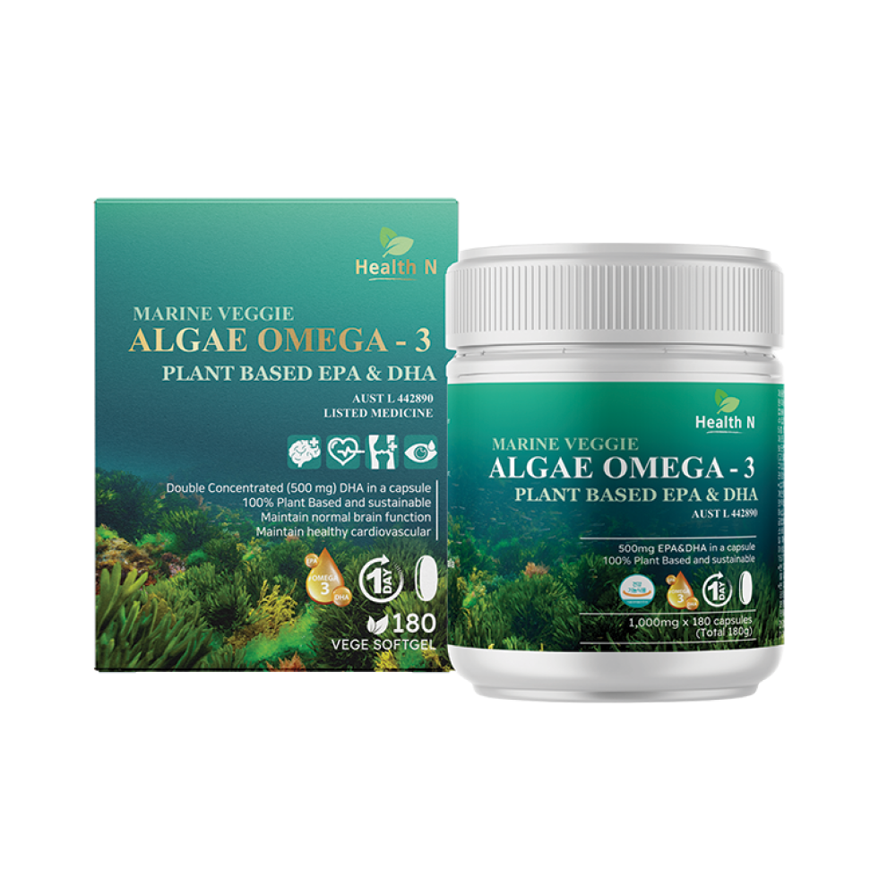 Health N Algae Omega-3 180Caps