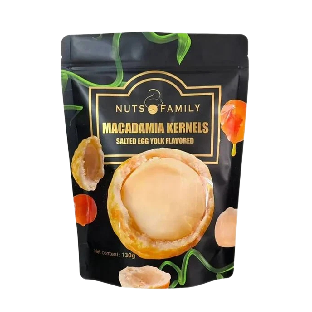 Nuts Family Macadamia Kernels Salted Egg 130g