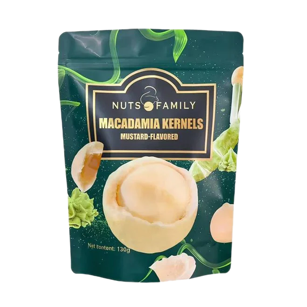 Nuts Family Macadamia Kernels Mustard 130g