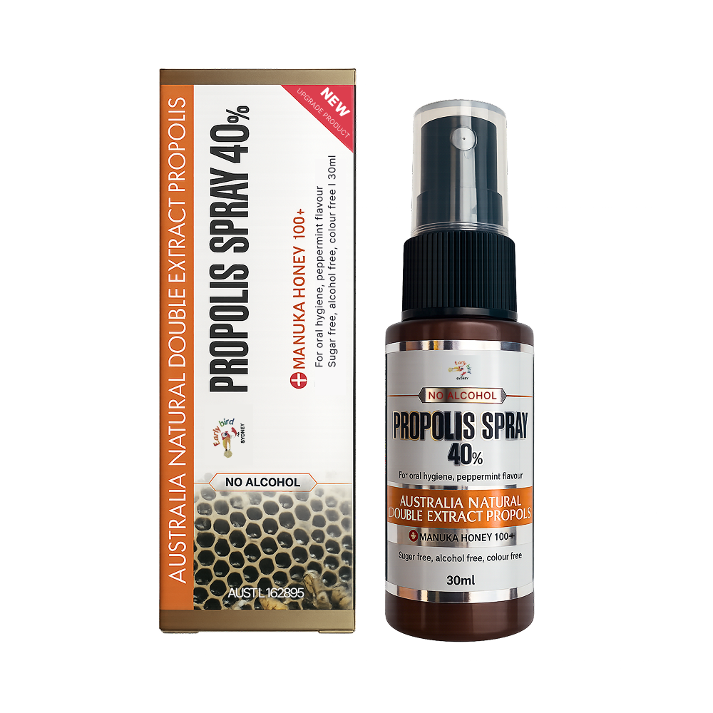 Early Bird Propolis Spray 40% Manuka 100+ 30ml