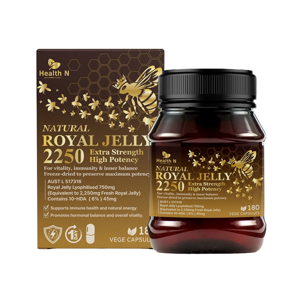 Health N Royal Jelly 2250 180Caps