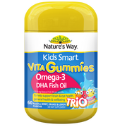 Nature's Way Kids Smart Vita Gummies Omega-3 DHA Fish Oil 60 Pack - front