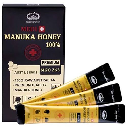 Nature's Top Medi Manuka Honey Sticks MGO 263+ 10 Sticks