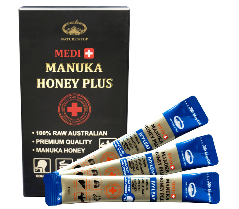 Nature's Top Medi Manuka Honey Plus Ivy Leaf 30 Sachets