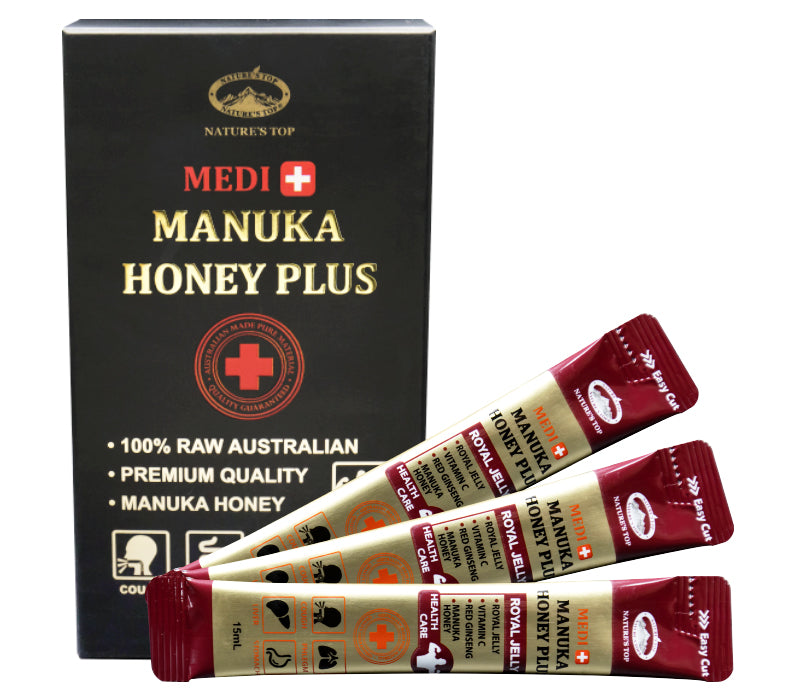 Nature's Top Medi Manuka Honey Plus Royal Jelly 30 Sachets