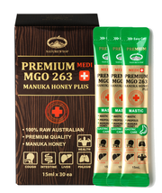 Nature's Top Manuka Honey Premium MGO 263+ Mastic 30 Sachets