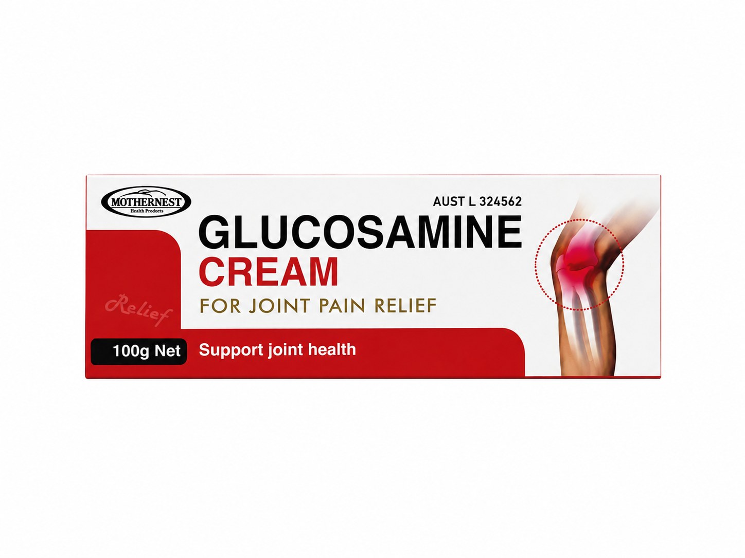 Mothernest Glucosamine Joint Cream 100g front of pack