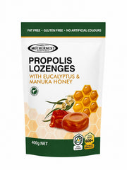 Mothernest Propolis Lozenges with Eucalyptus & Manuka Honey 400g front of pack